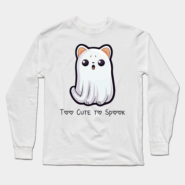 Too Cute to Spook Long Sleeve T-Shirt by Pawsitivity Park